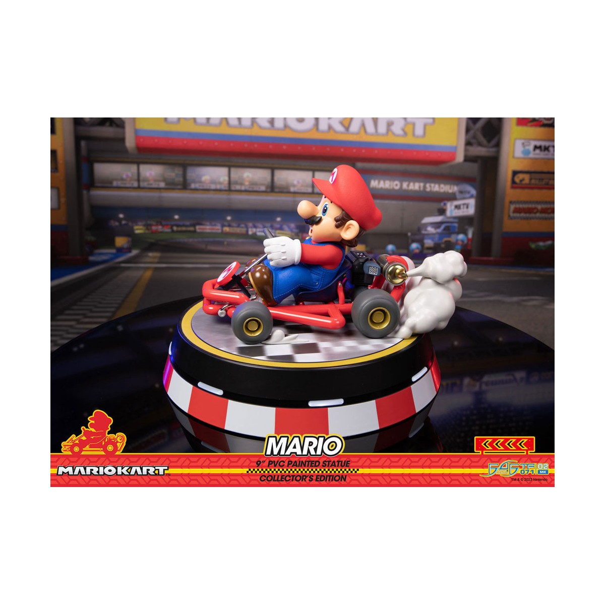 First 4 Figures - Mario Kart - MARIO Edición Coleccionista Estatua de PVC
