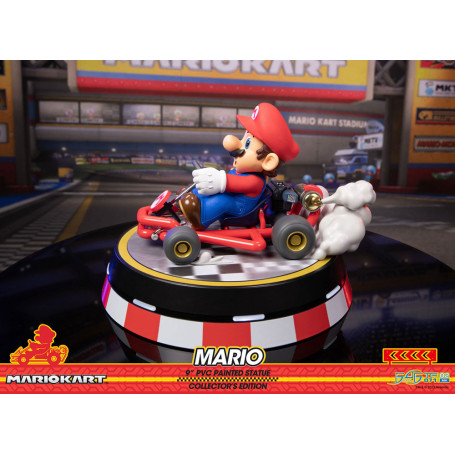 First 4 Figures - Mario Kart - MARIO Edición Coleccionista Estatua de PVC