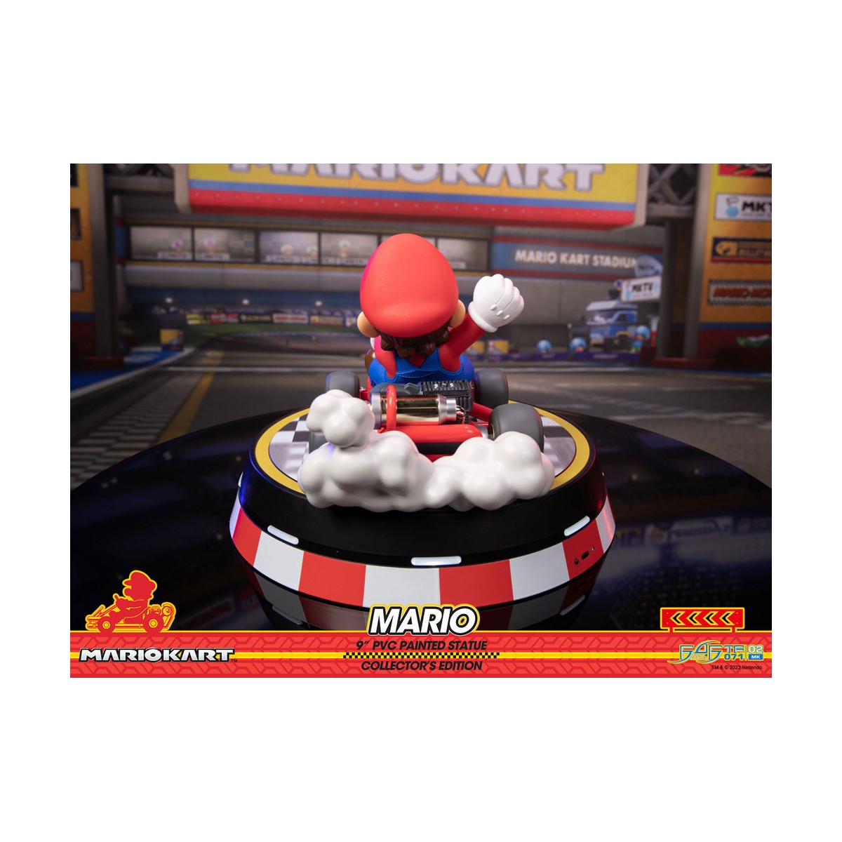 First 4 Figures - Mario Kart - MARIO Edición Coleccionista Estatua de PVC