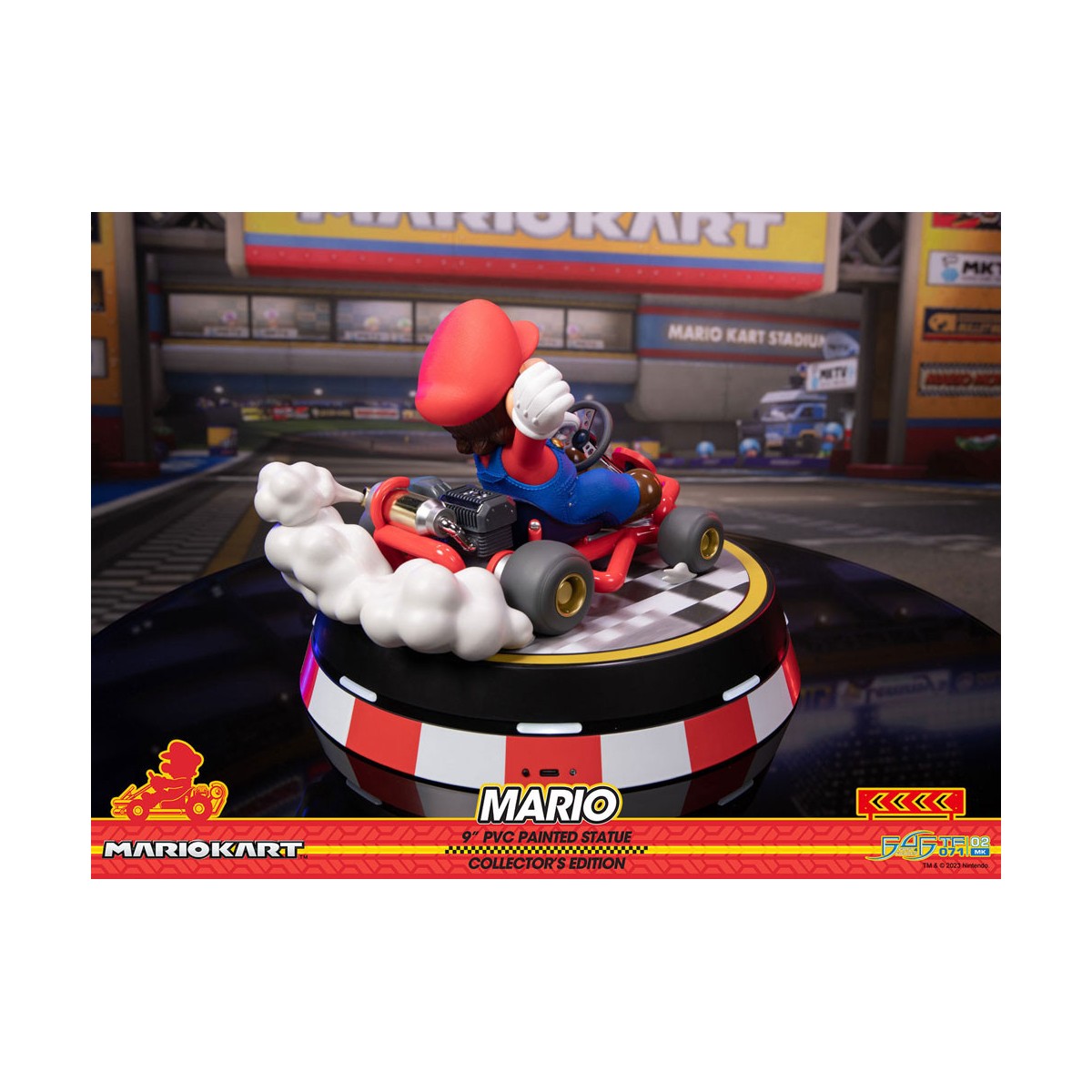 First 4 Figures - Mario Kart - MARIO Edición Coleccionista Estatua de PVC
