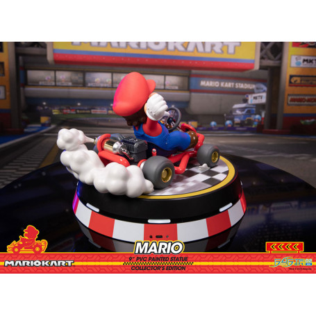 First 4 Figures - Mario Kart - MARIO Edición Coleccionista Estatua de PVC