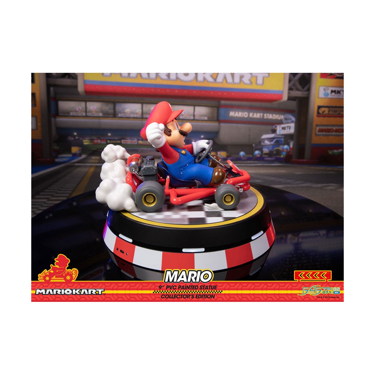 First 4 Figures - Mario Kart - MARIO Edición Coleccionista Estatua de PVC