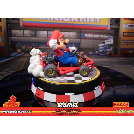 First 4 Figures - Mario Kart - MARIO Edición Coleccionista Estatua de PVC