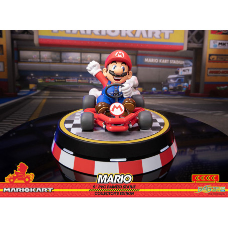 First 4 Figures - Mario Kart - MARIO Edición Coleccionista Estatua de PVC