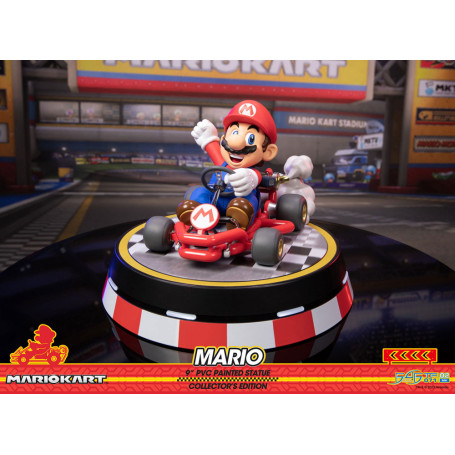 First 4 Figures - Mario Kart - MARIO Edición Coleccionista Estatua de PVC