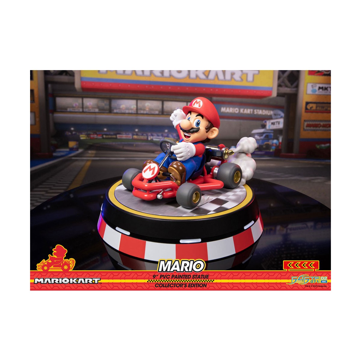 First 4 Figures - Mario Kart - MARIO Edición Coleccionista Estatua de PVC