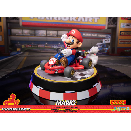 First 4 Figures - Mario Kart - MARIO Edición Coleccionista Estatua de PVC