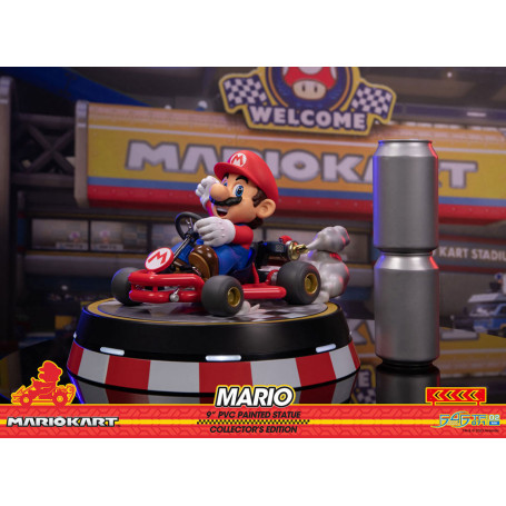 First 4 Figures - Mario Kart - MARIO Edición Coleccionista Estatua de PVC