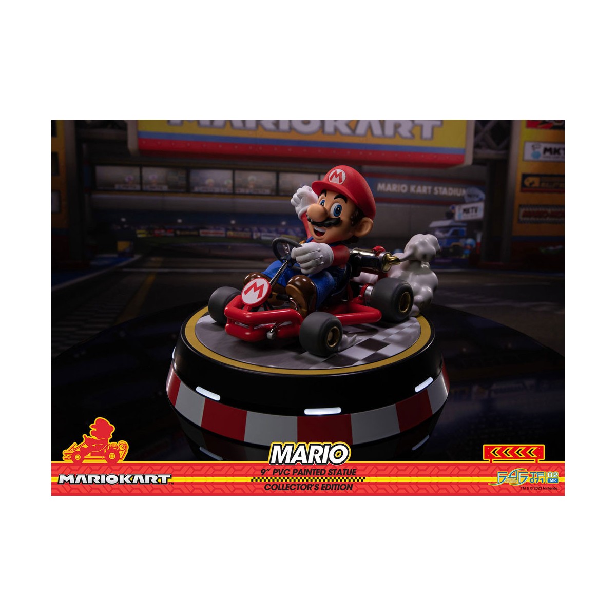 First 4 Figures - Mario Kart - MARIO Edición Coleccionista Estatua de PVC