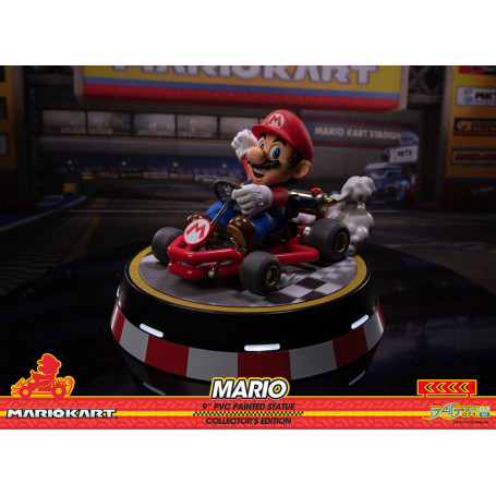 First 4 Figures - Mario Kart - MARIO Edición Coleccionista Estatua de PVC