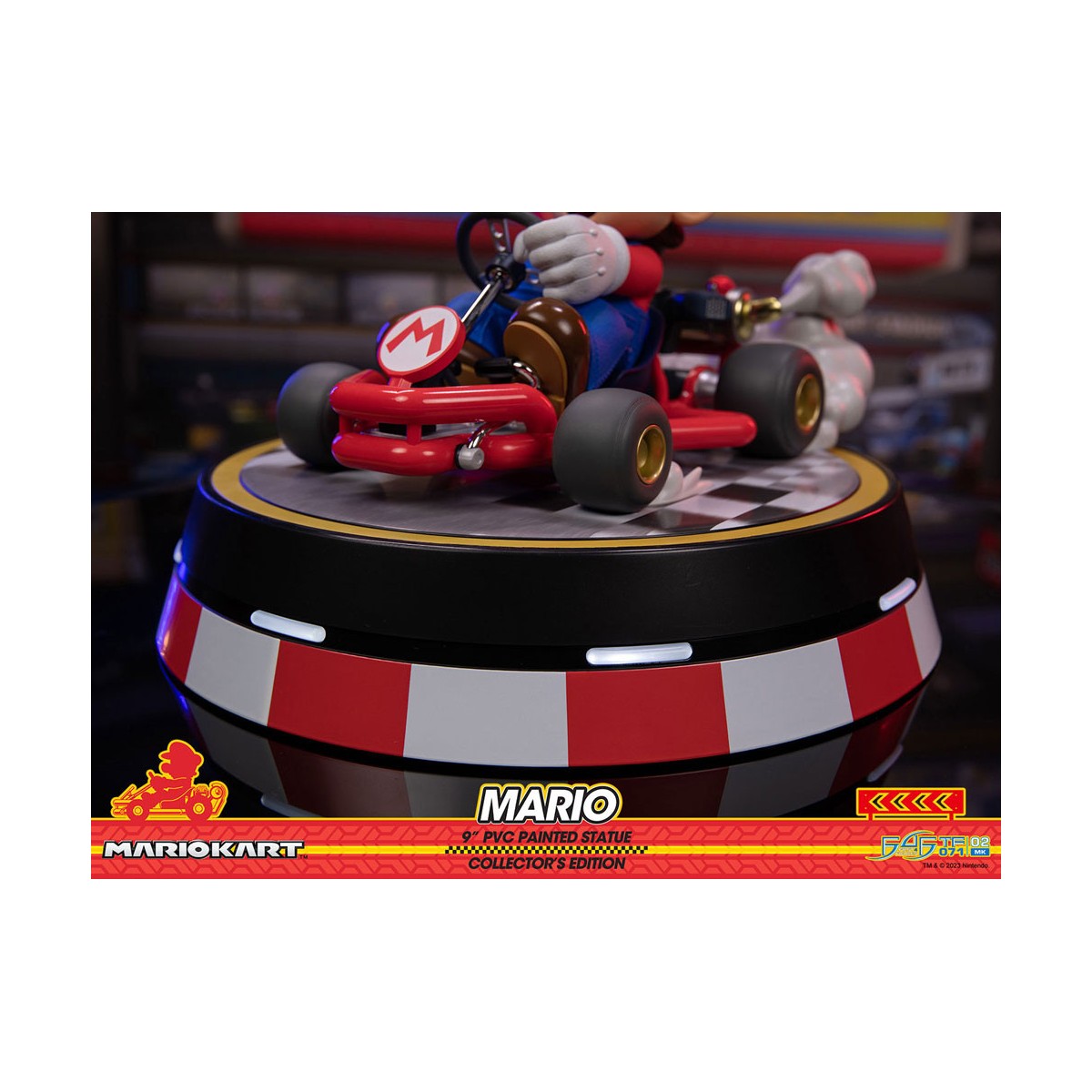 First 4 Figures - Mario Kart - MARIO Edición Coleccionista Estatua de PVC