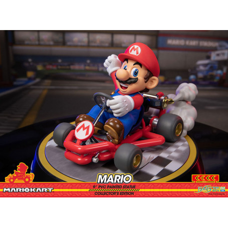 First 4 Figures - Mario Kart - MARIO Edición Coleccionista Estatua de PVC