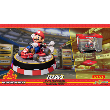 First 4 Figures - Mario Kart - MARIO Edición Coleccionista Estatua de PVC