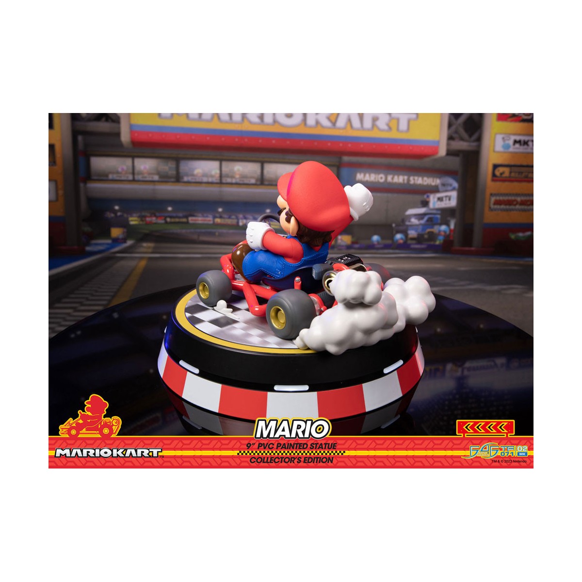 First 4 Figures - Mario Kart - MARIO Edición Coleccionista Estatua de PVC