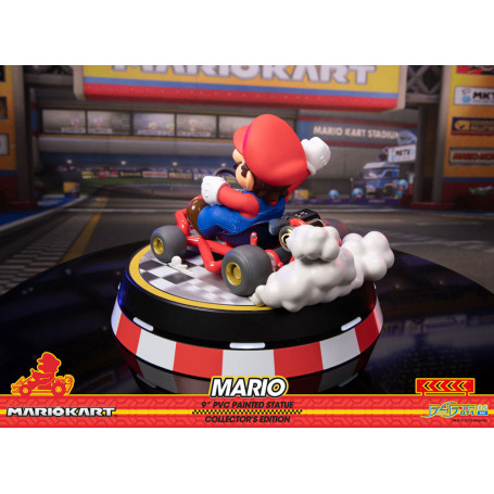 First 4 Figures - Mario Kart - MARIO Edición Coleccionista Estatua de PVC