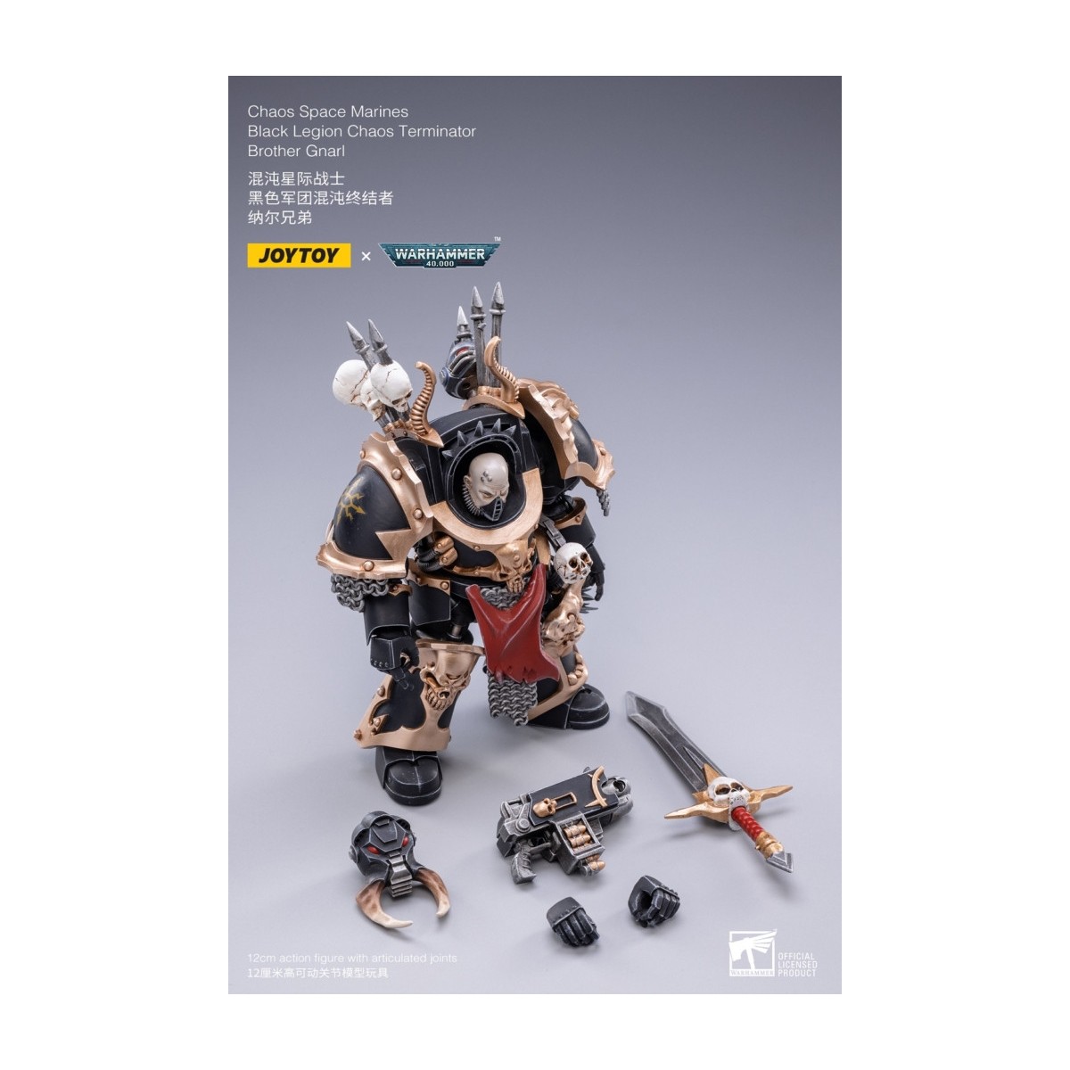 JoyToy Ultramarines - Legión Negra - Hermano Gnarl 1/18 - Warhammer 40K