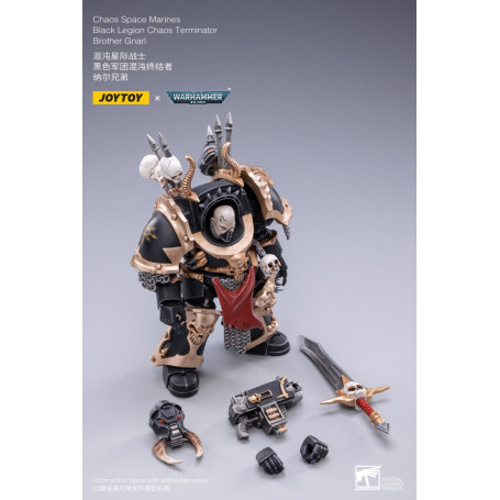 JoyToy Ultramarines - Legión Negra - Hermano Gnarl 1/18 - Warhammer 40K