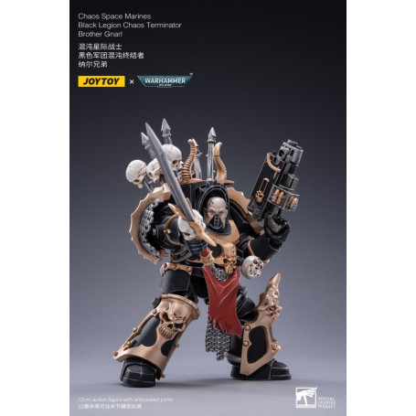 JoyToy Ultramarines - Legión Negra - Hermano Gnarl 1/18 - Warhammer 40K