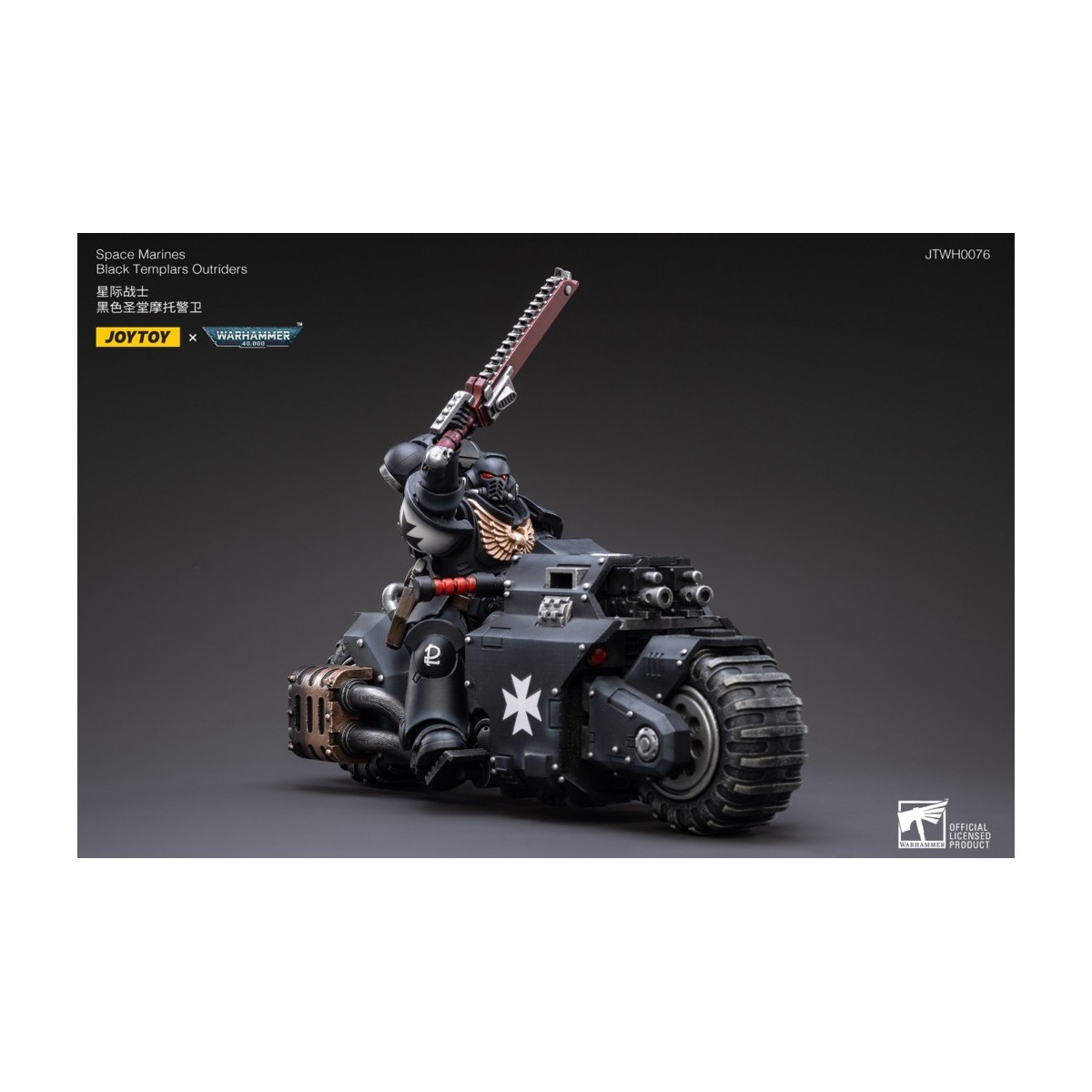JoyToy Marines Espaciales - Templarios Negros - Outriders 1/18 - Warhammer 40K