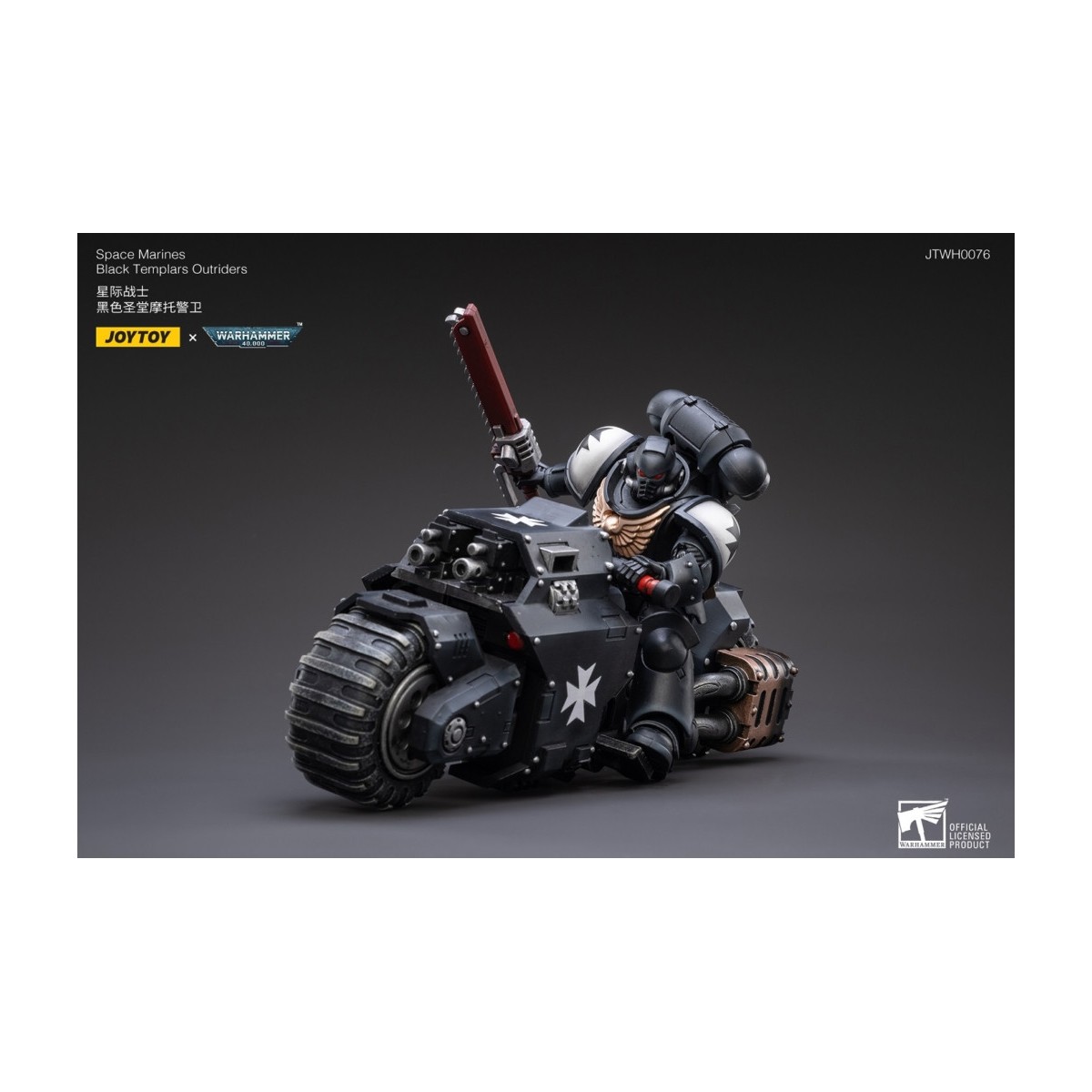 JoyToy Marines Espaciales - Templarios Negros - Outriders 1/18 - Warhammer 40K
