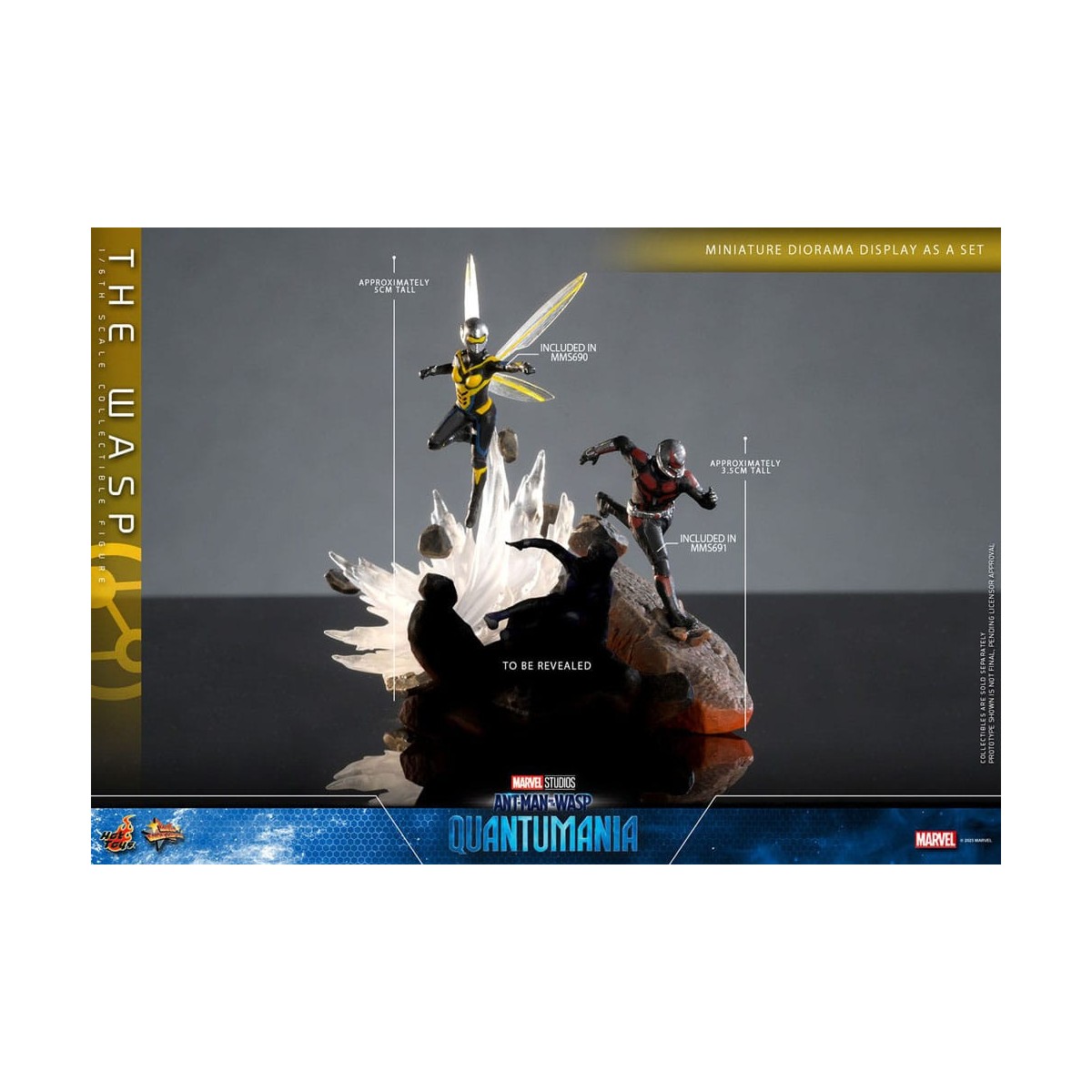 Hot Toys Movie Masterpiece 1/6 La Avispa - AntMan & The Wasp: Quantumania