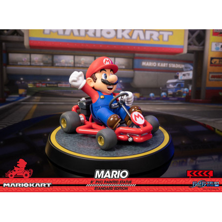 First 4 Figures - Mario Kart - MARIO Standard Edition Estatua de PVC