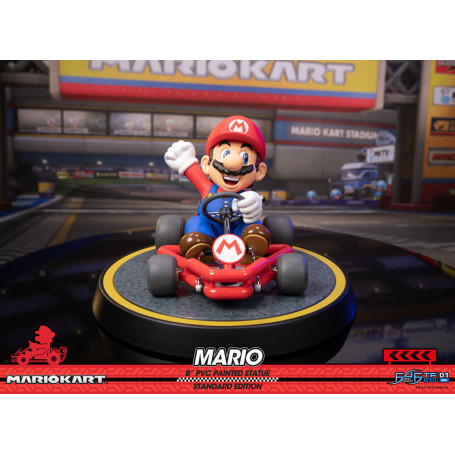 First 4 Figures - Mario Kart - MARIO Standard Edition Estatua de PVC
