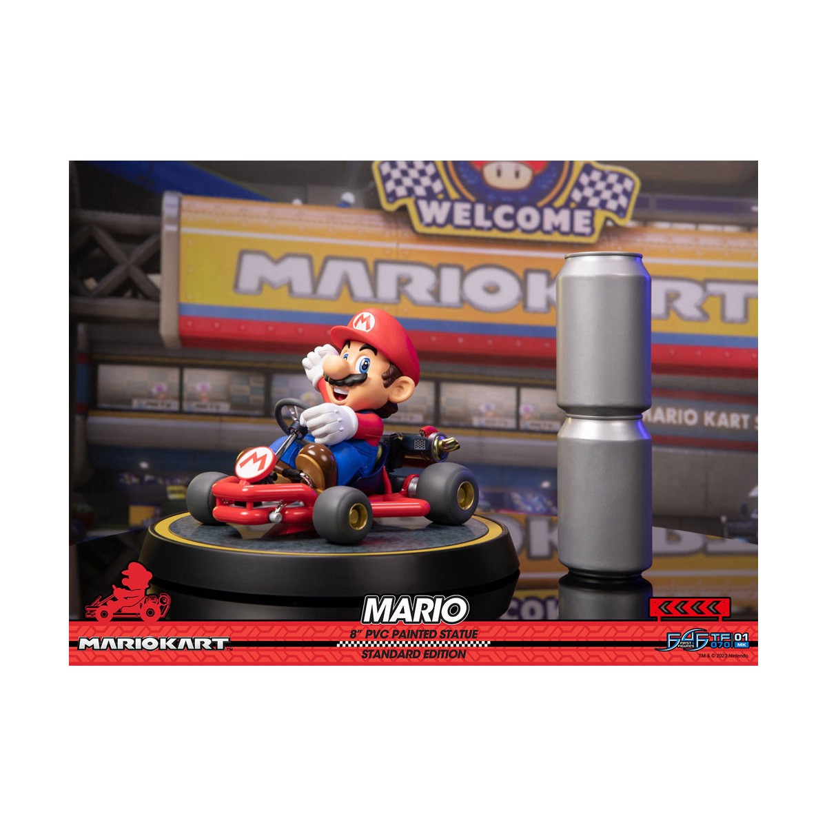 First 4 Figures - Mario Kart - MARIO Standard Edition Estatua de PVC