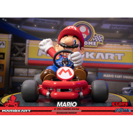 First 4 Figures - Mario Kart - MARIO Standard Edition Estatua de PVC