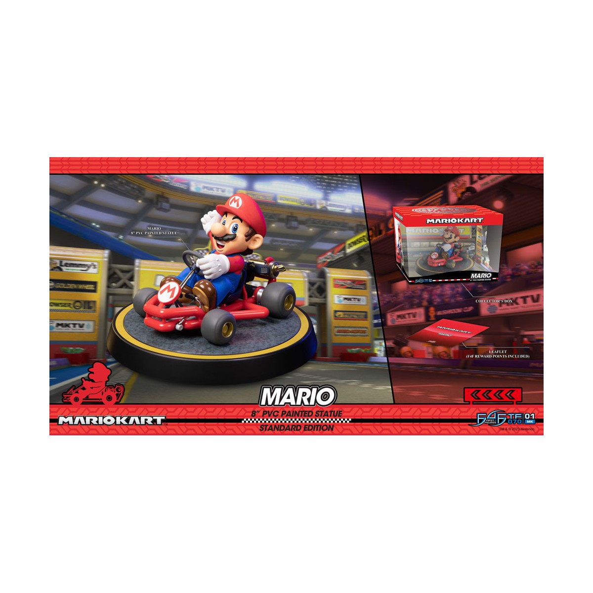 First 4 Figures - Mario Kart - MARIO Standard Edition Estatua de PVC