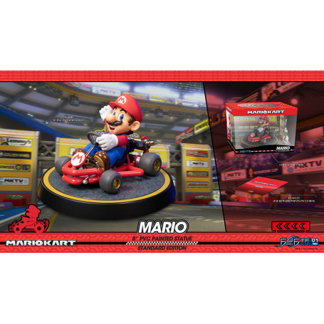 First 4 Figures - Mario Kart - MARIO Standard Edition Estatua de PVC