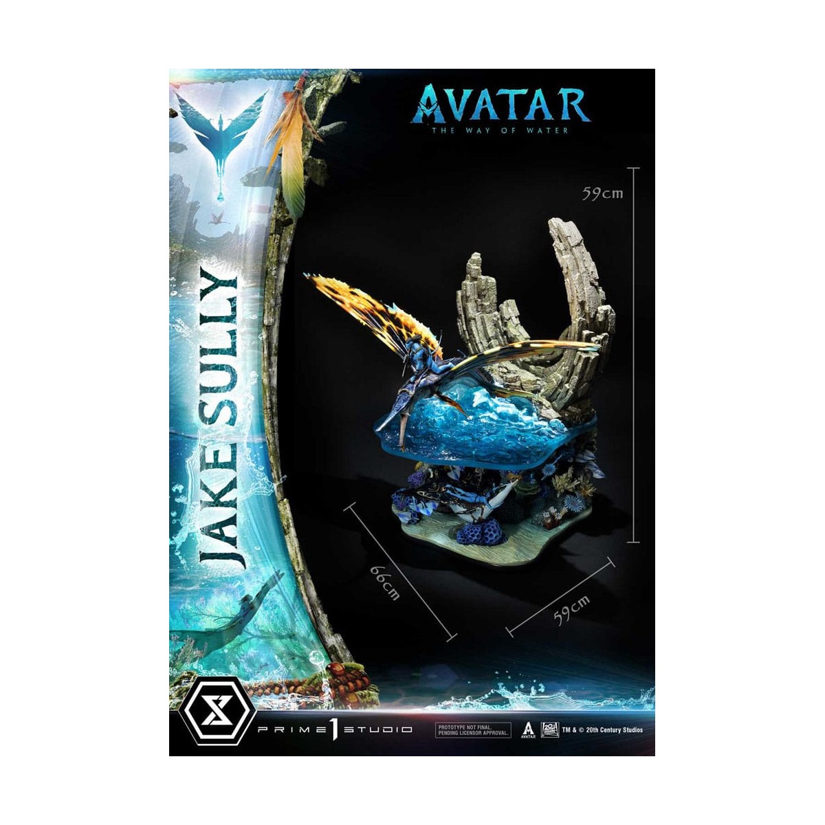 Prime 1 Studio - Jake Sully Bonus Version - Avatar: La forma del agua