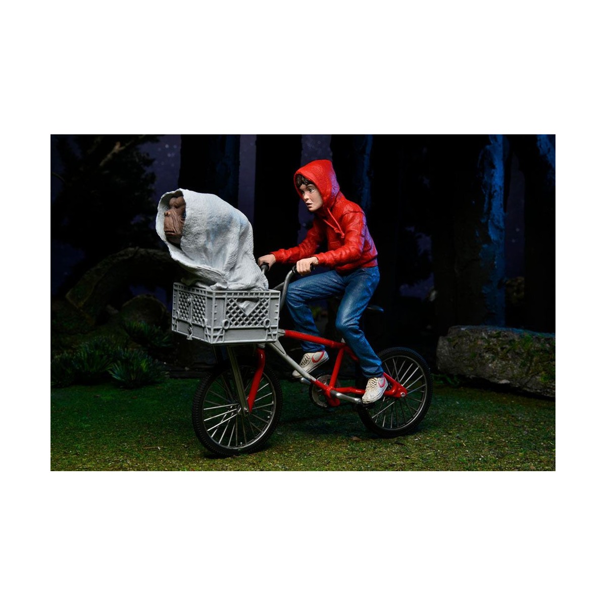 Neca - E.T. The Extra Terrestrial- Elliott y E.T. en bicicleta