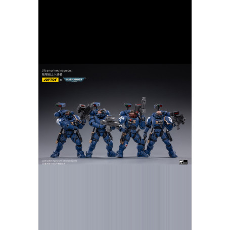 JoyToy - Ultramarines - Ultramarines Incursores 4 pack 1/18 - Warhammer 40K