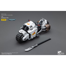 JoyToy Marines Espaciales - Cicatrices Blancas - Moto de Combate Patrón Raider 1/18 - Warhammer 40K