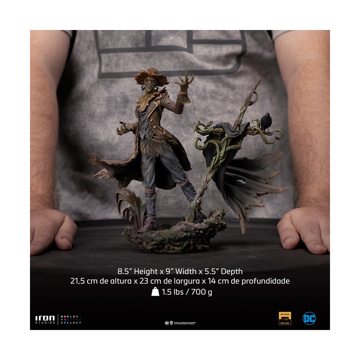 Iron Studios DC Comics - Espantapájaros Deluxe Art Scale 1/10 CCXP 2022 Exclusivo