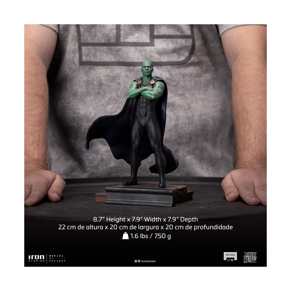 Iron Studios DC Comics - Martian Manhunter 1/10 CCXP 2022 Exclusivo