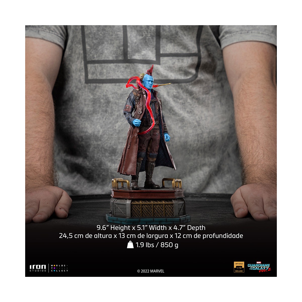 Iron Studios Marvel Comics - Guardianes de la Galaxia 2 - Yondu & Groot X 1/10 CCXP 2022 Exclusivo