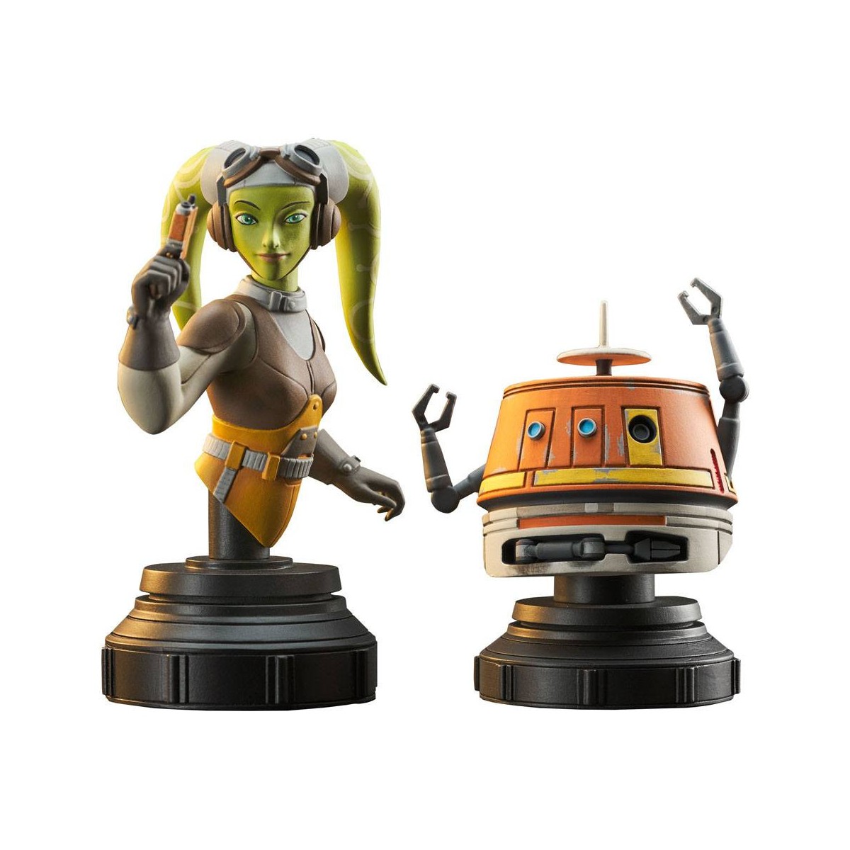 Gentle Giant - Hera & Chopper - Pack 2 bustos 1/6 Star Wars: Rebels