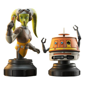 Gentle Giant - Hera & Chopper - Pack 2 bustos 1/6 Star Wars: Rebels