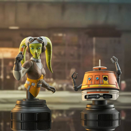Gentle Giant - Hera & Chopper - Pack 2 bustos 1/6 Star Wars: Rebels