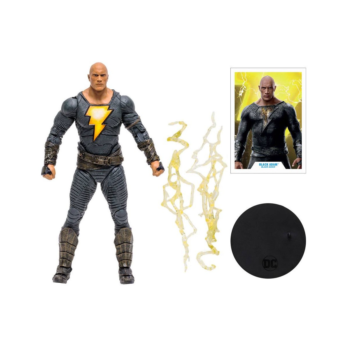 Mc Farlane DC Comics - Black Adam figura de acción - Black Adam Película