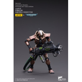 JoyToy Necrons - Necrones Dinastía Szarekhan Inmortal con Carabina Tesla pack 1/18 - Warhammer 40K
