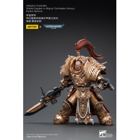 JoyToy Marines Espaciales - Adeptus Custodes Escudo-Capitán en Allarus Terminator Armadura Hydon Seronis 1/18 - Warhammer 40K