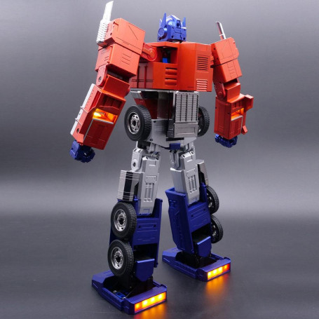 Robosen - Transformers Optimus Prime - robot interactivo auto-transformable - Versión en Inglés
