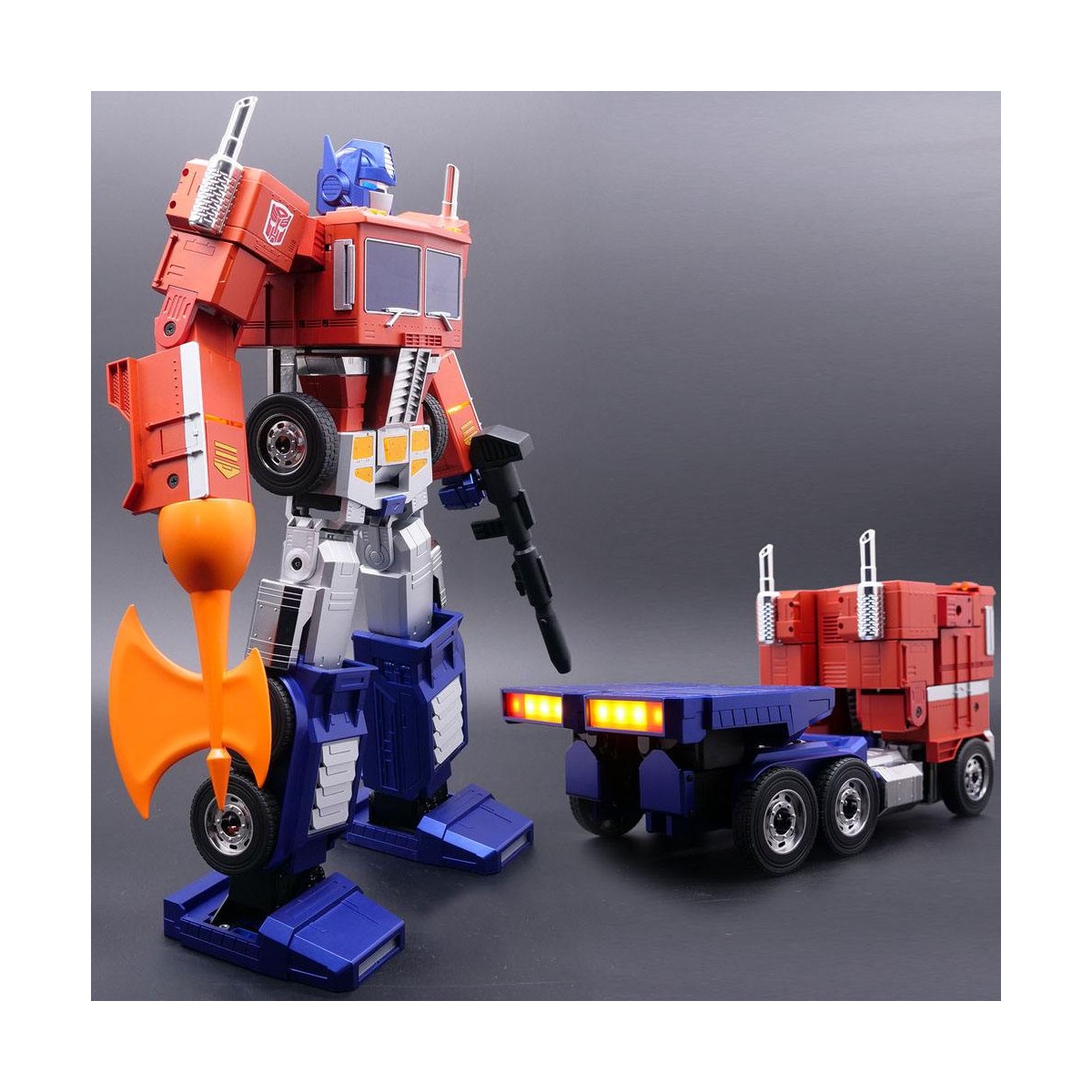 Robosen - Transformers Optimus Prime - robot interactivo auto-transformable - Versión en Inglés