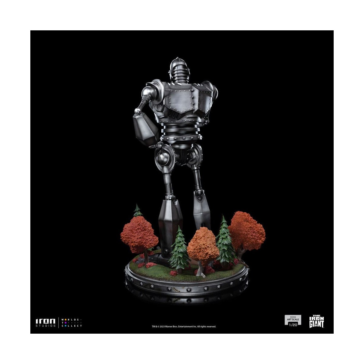 Iron Studios - Half Art Scale 1/20 - El Gigante de Hierro y Hogarth Hughes Estatuilla