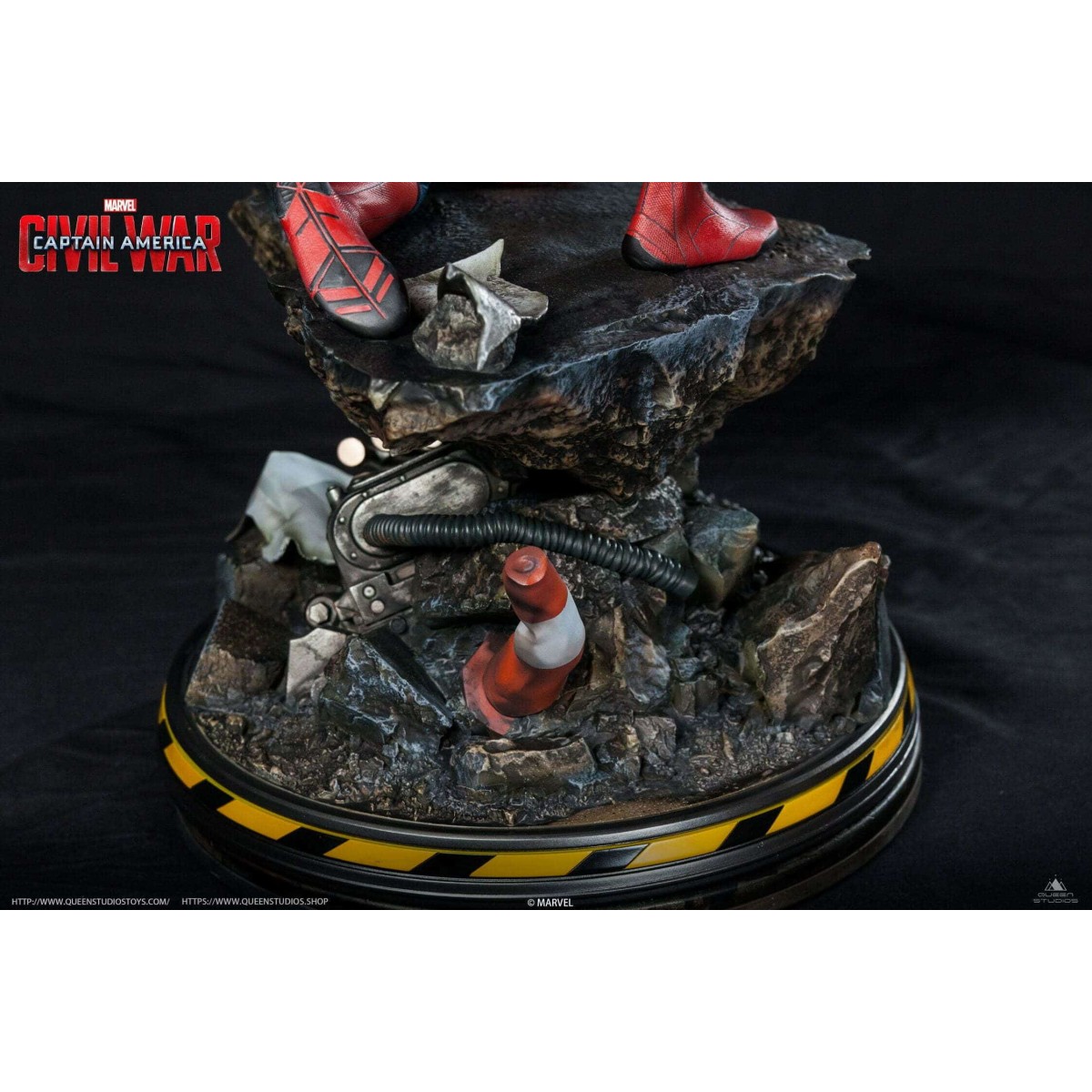 Queen Studios - Spider-Man 1/4 estatua Edición Normal - Capitán América: Civil War