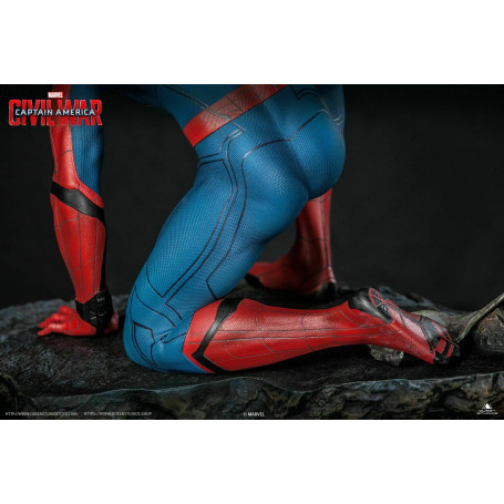 Queen Studios - Spider-Man 1/4 estatua Edición Normal - Capitán América: Civil War