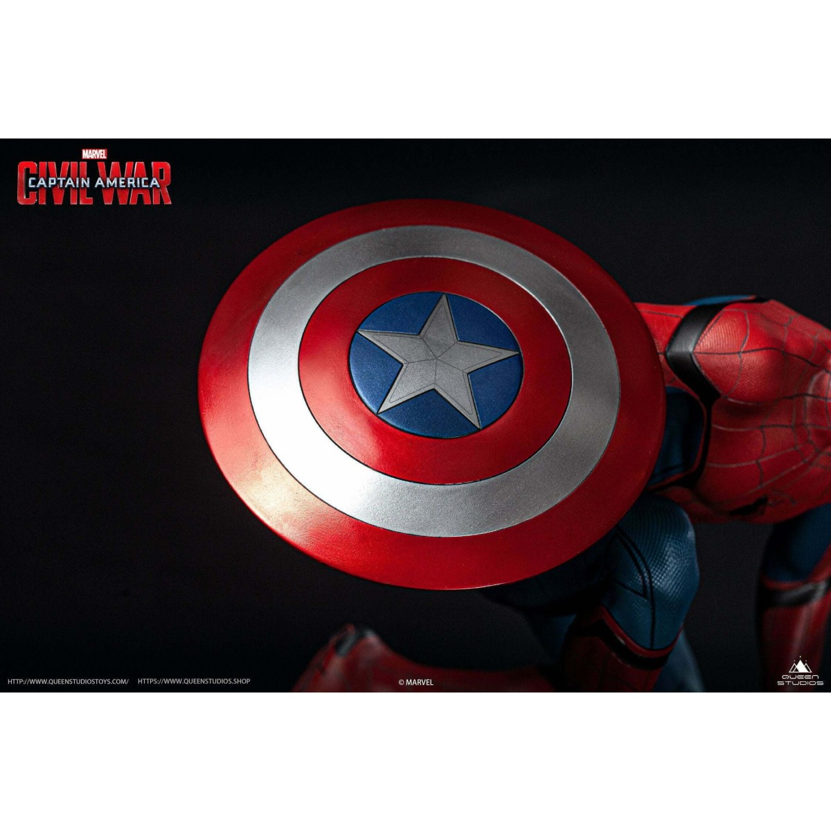 Queen Studios - Spider-Man 1/4 estatua Edición Normal - Capitán América: Civil War